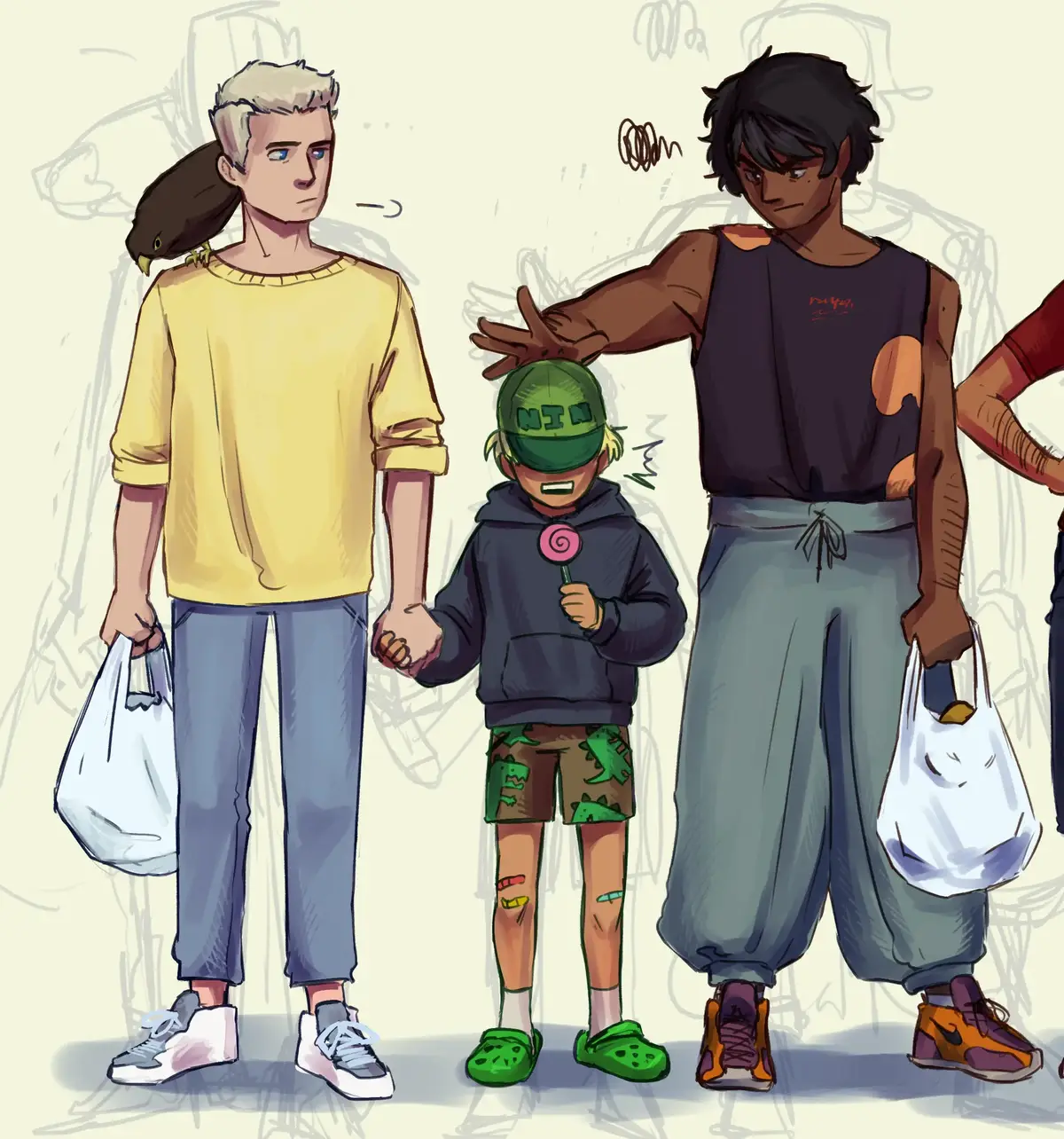 the first time I drew them full-length side by side.  me on X Kosmatish тгк Kosmatish #legoninjago #ninjagotok #ninjago #ninjagozane #ninjagocole #ninjagonya #ninjagolloyd #ninjagojay #ninjagokai 