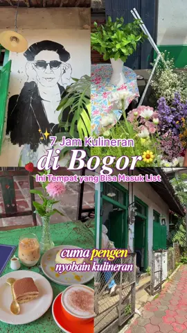 Iseng kulineran di Bogor ternyata seru jugaaa! Banyak makanan enak dan kafe kafe lucu. 7 jam doang mah gak cukup. Fix ke sana lagi sihhh.  🫶🏻✨🥰 . . #jawabarat #bogor #bogoreatery #kulinerbogor #jelajahkuliner #jelajahbogor #ttpetualangpro #ttpetualangnewbie #suryakencana 