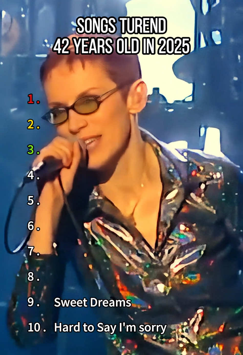 Songs turend 42 years old in 2025 #topsong #top10 #Music #song #80s #fyp 