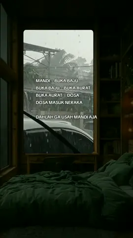 kayanya ini yg ada di dalam pikiran cewek males mandi #storymu 