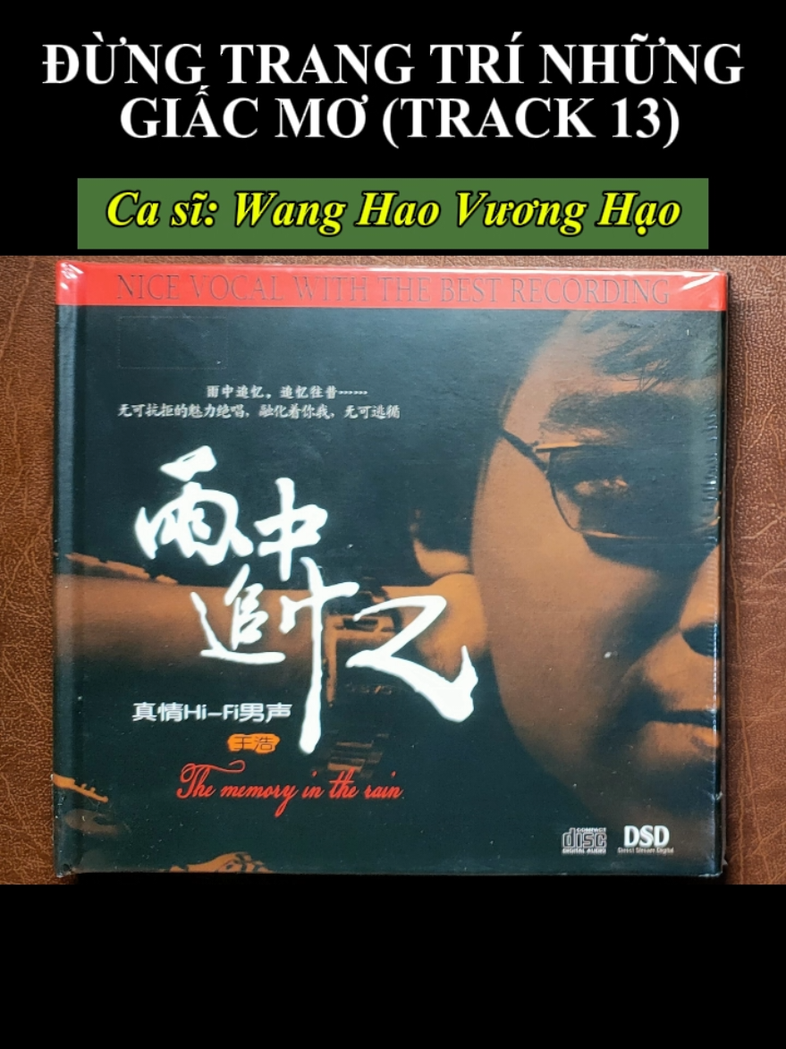 * Vương Hạo - Đừng Trang Trí Những Giấc Mơ 😴😇💫 #cdforsale #cdmusic #audiocd #diagoc #cdnhachoa #cd #nhachoabathu #vicmusicvn #dungtrangtrinhunggiacmo #tinhxuanghiacu3 #wanghao #vuonghao 