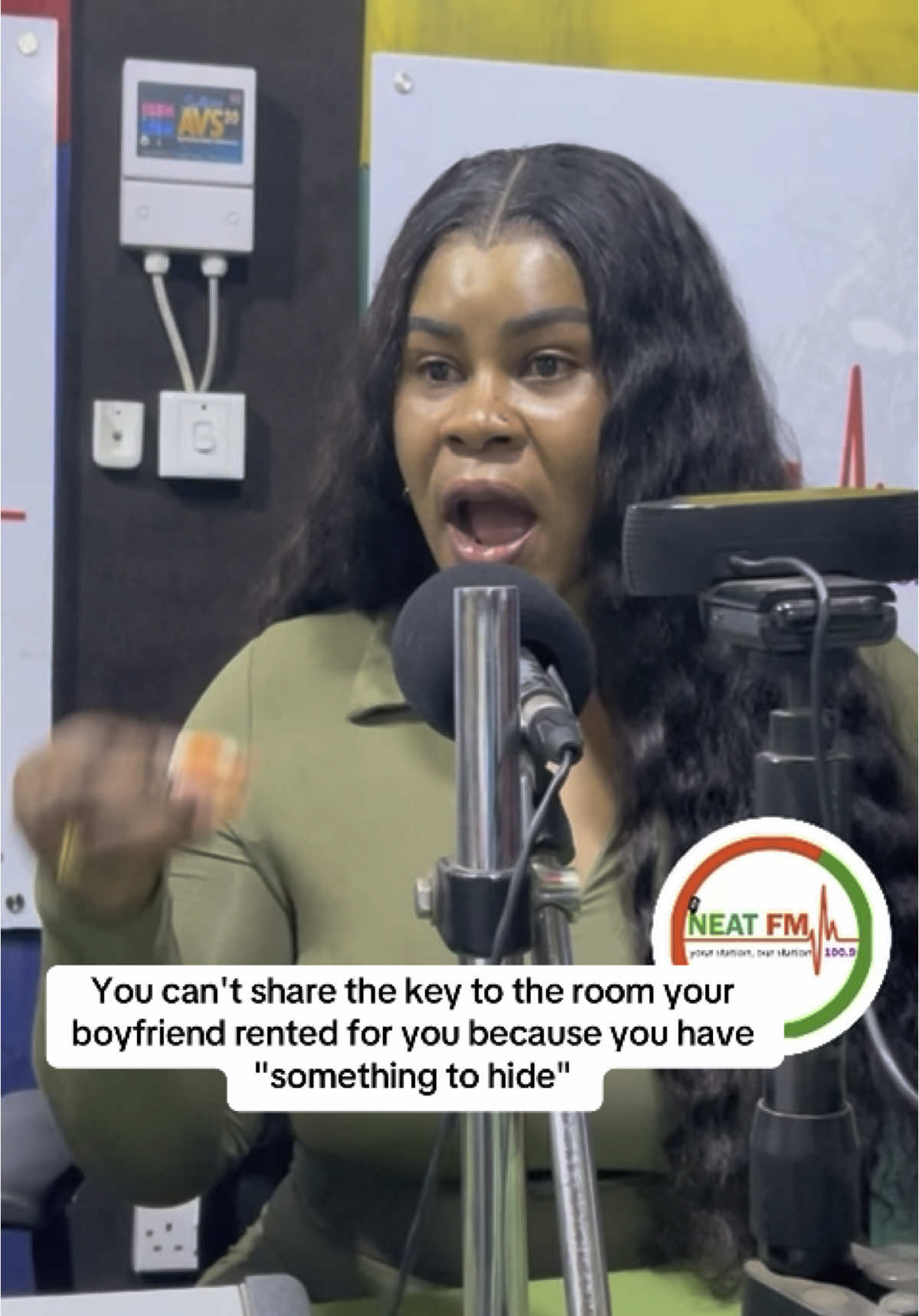 You can't share the key to the room your boyfriend rented for you because you have 