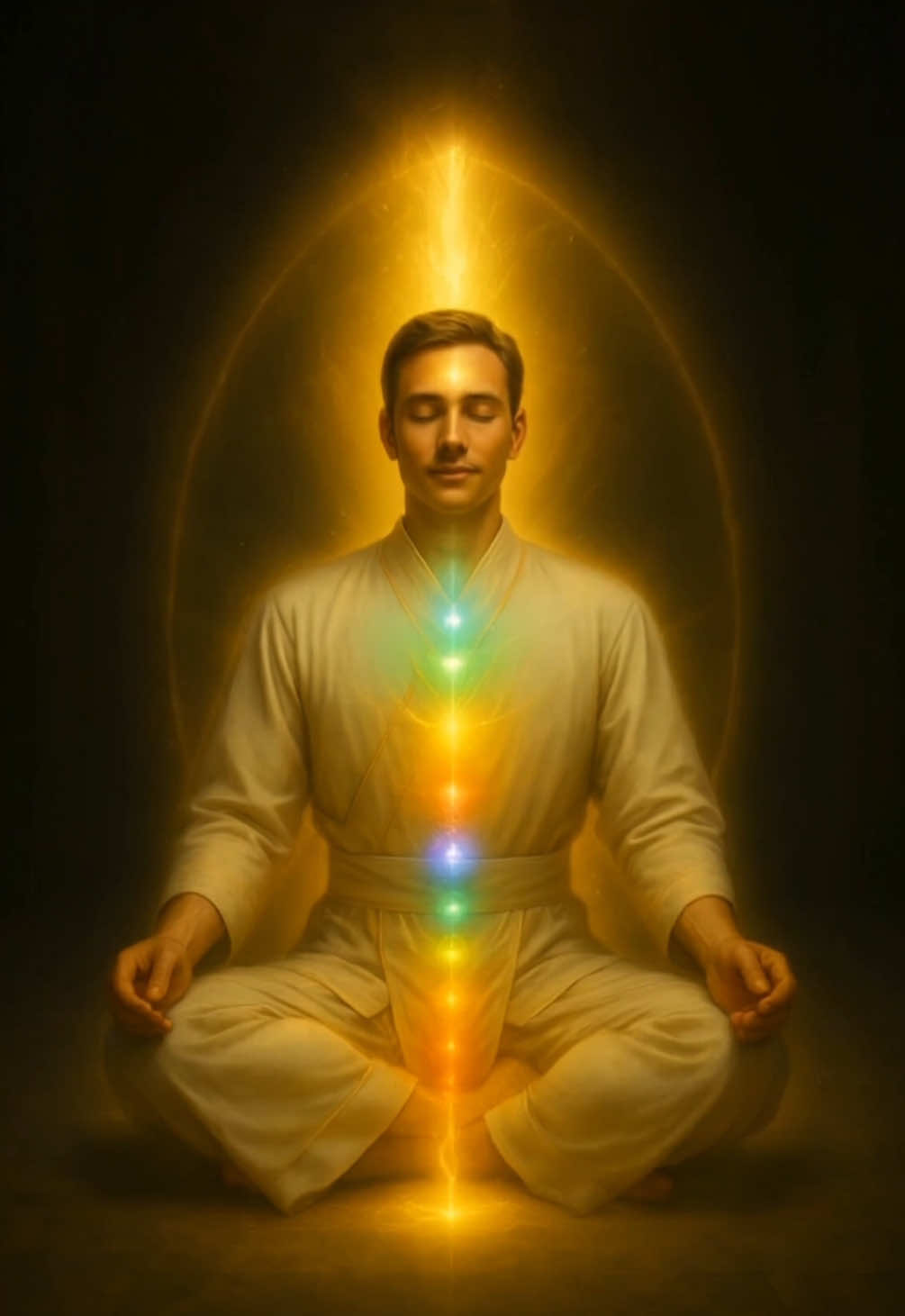 Meditate☝🏼 AI Visuals #healthytt #spiritual #spiritualawakening #auroraintus #chakra #meditation #