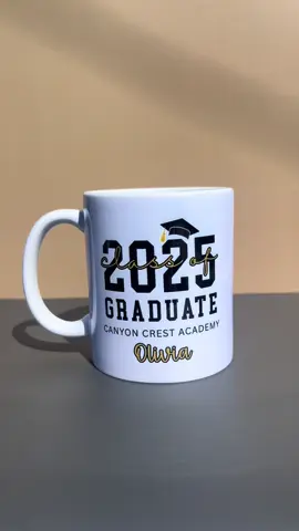 Custom Graduation Mug! 🎓✨ #graduationmug #graduationgift 