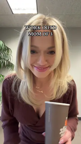 The way I love this dress but it's also going to be 85 degrees today😜😂 pro tip for next time I will check the weather #workstyle #workootd #workingmomlife #workingmomsoftiktok #unfilteredmotherhood #MomsofTikTok #momof3 #OOTD 