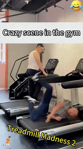 Crazy Treadmill 2#fpy #scared #funnyvideos #tiktok #funnymoments #fail #foryou #crazy #trending #treadmill #hahaha #gym #prank 