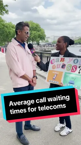 We’ve compared your telecoms providers to find the average call waiting times, watch to find out what they are 📹 #LearnOnTikTok #mobile #wifi #streetinterview #telecoms #ofcom  