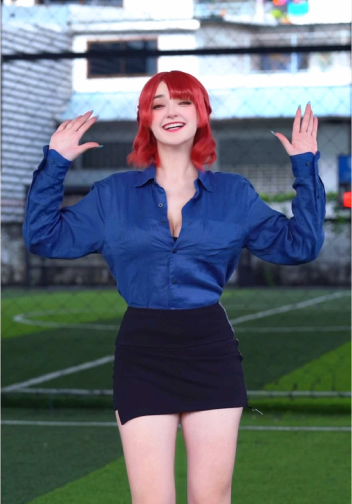 Dance on my🪩🪩Anri Teieri edition😍💃🏻🔥Office outfit hits different😎✋🏻 #bluelock #anriteieri #anime #anitok #fyp #cosplay 