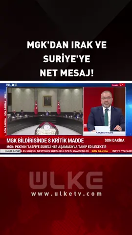 MGK'dan Irak ve Suriye Mesajı! 
