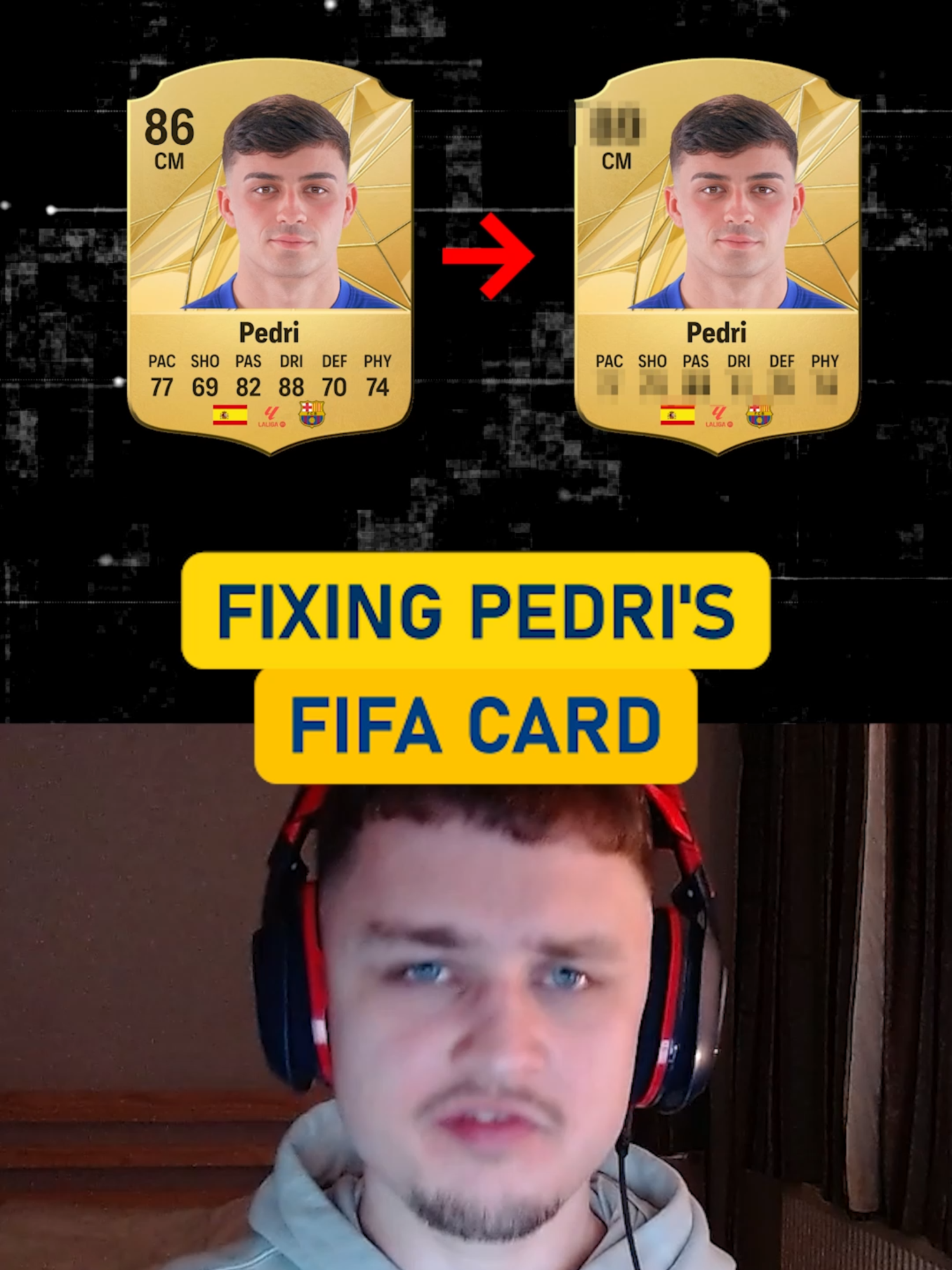 Fixing Pedri's Fifa Card Check out @alexgoalposts  #fc25 #barcelonafc #fifa