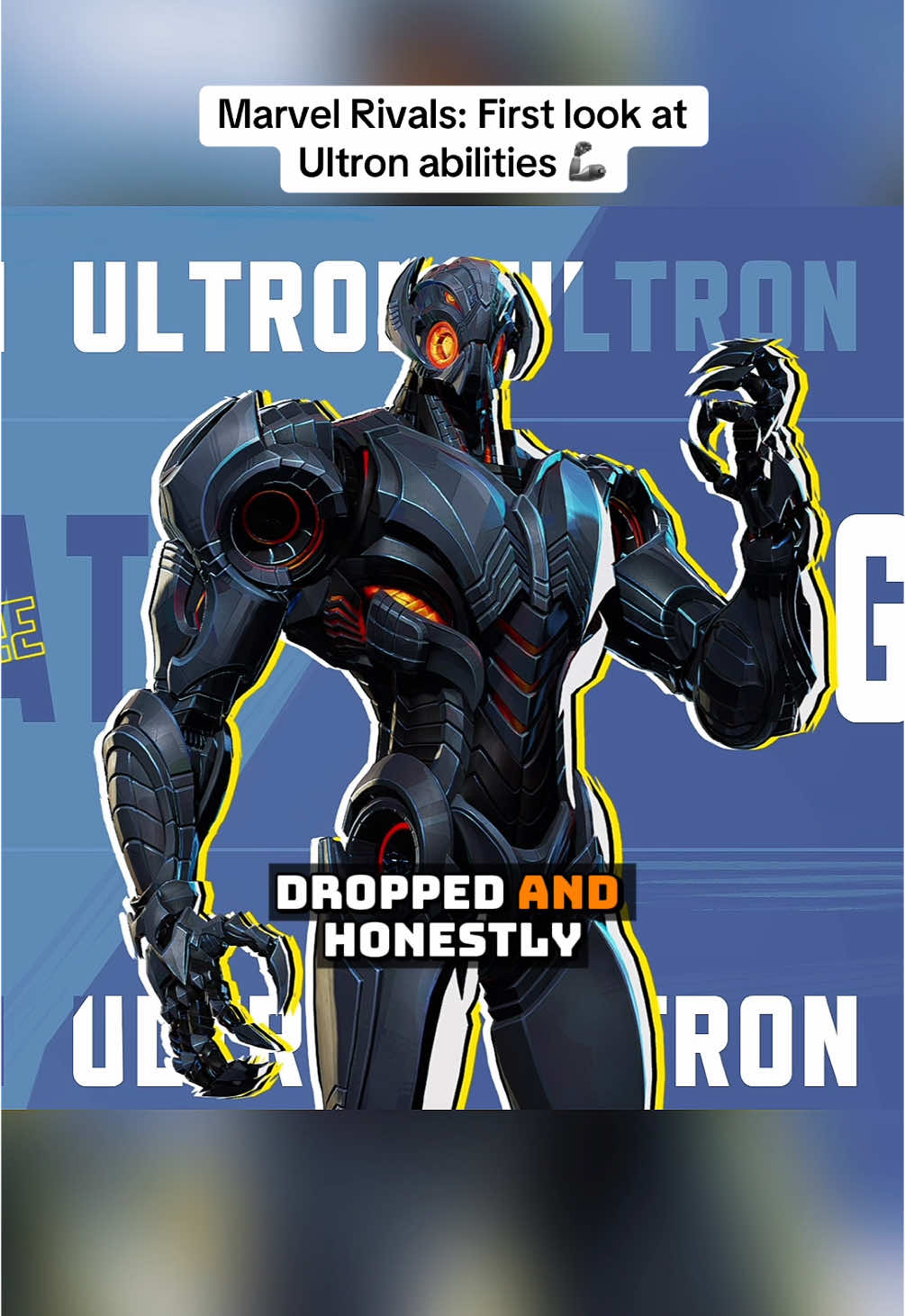 Ultron looks amazing in Marvel Rivals #marvelrivals #marveltiktok #overwatch2 #fypgaming🎮 #fypgaming 