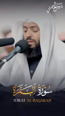 ﴿ ۞ أَتَأْمُرُونَ النَّاسَ بِالْبِرِّ وَتَنسَوْنَ أَنفُسَكُمْ وَأَنتُمْ تَتْلُونَ الْكِتَابَ ۚ أَفَلَا تَعْقِلُونَ﴾ تلاوة خاشعة تأخذ بمجامع القلب 🤍🎧 الشيخ وديع اليمني #وديع_اليمني #سورة_البقرة 