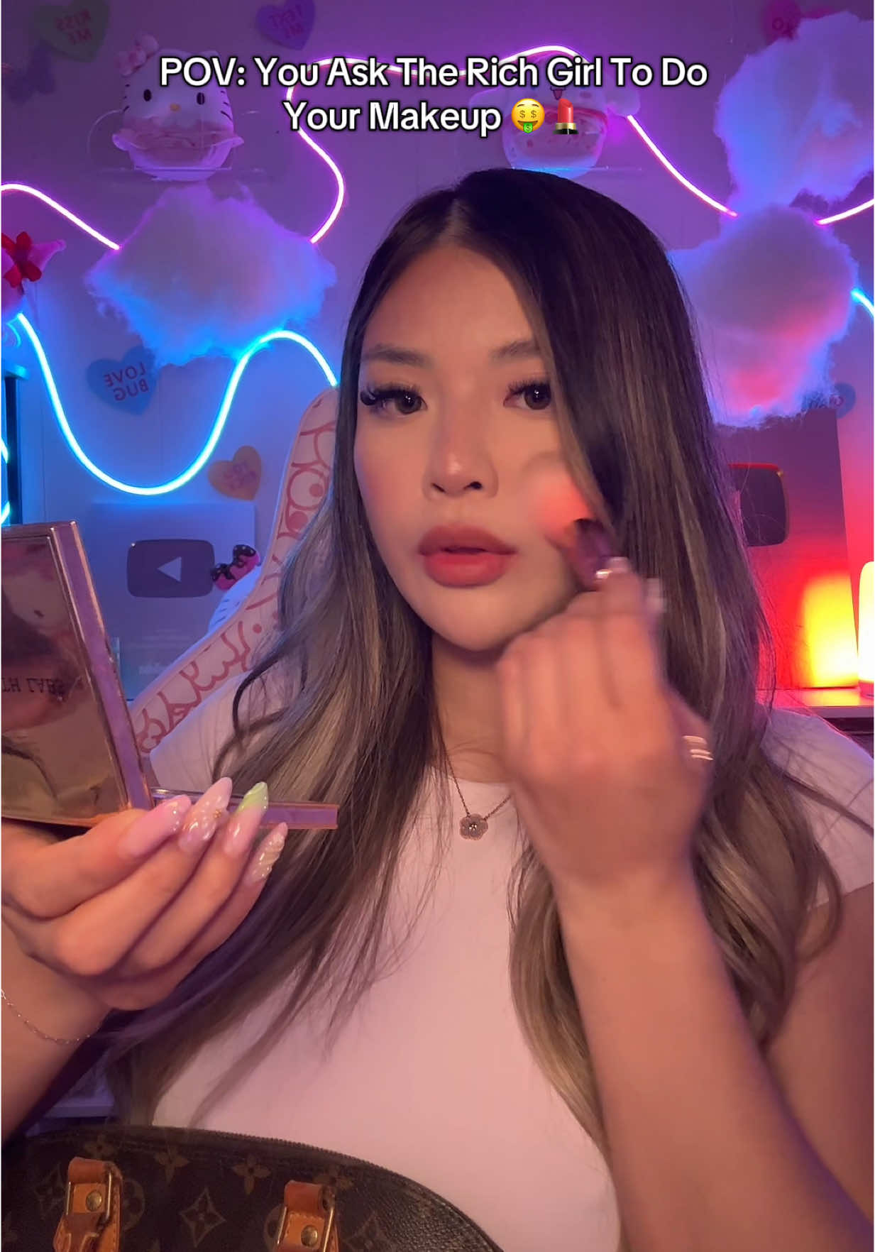 Bye broke Becky 🙄 #asmr #asmrpov #asmrmakeup #personalattention #satisfying #fyp 