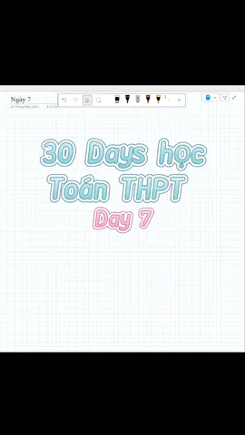 Day 7 học Toán THPT #learningmath #thptqg2025 