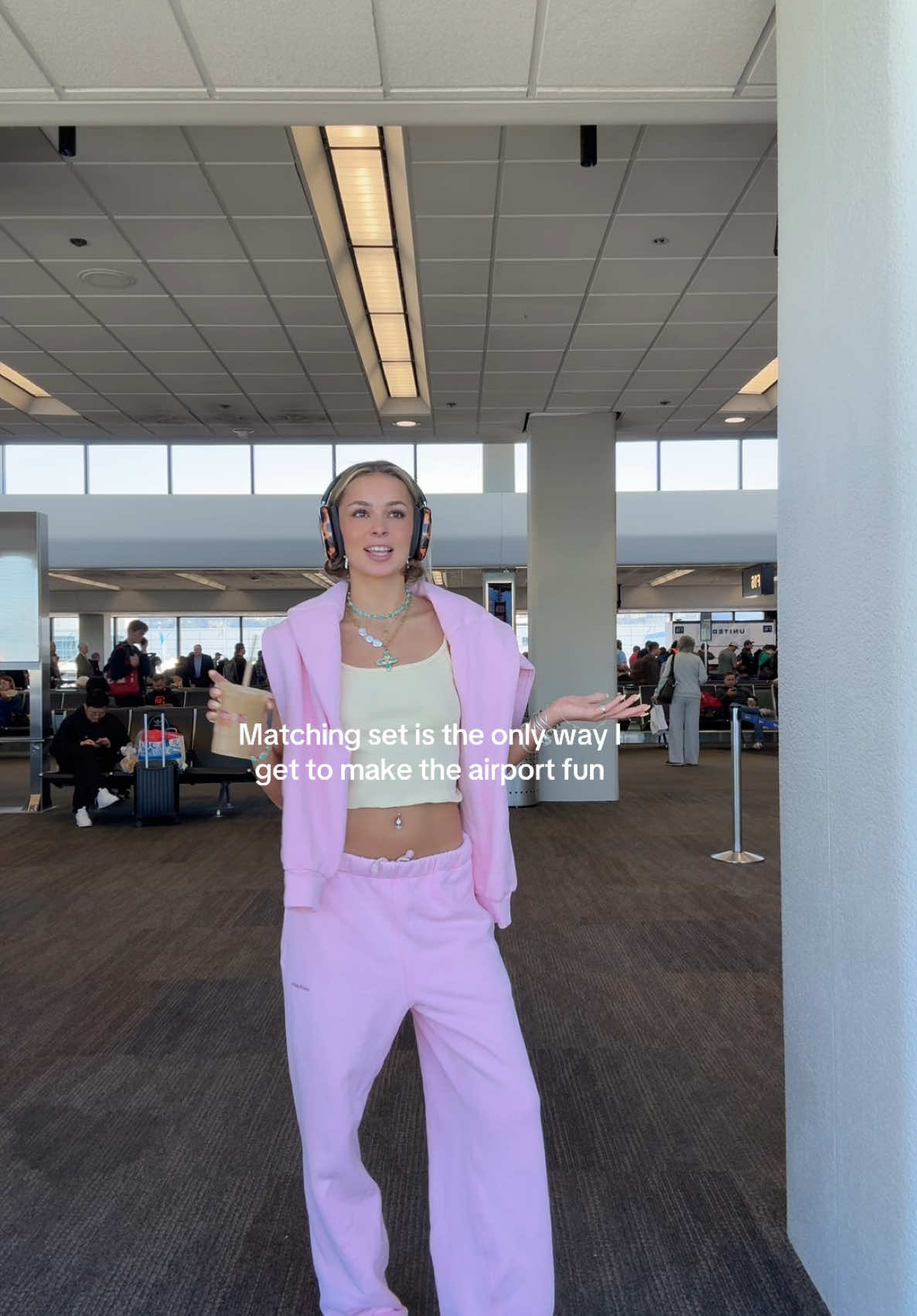 @Madhappy set!!! Okay and cute jewelry duh. Also there’s so many people here today this was so scary to film 