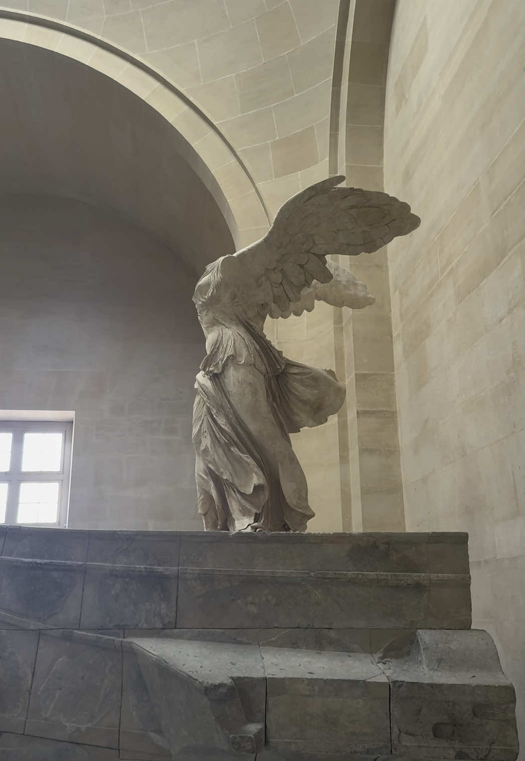 Louvre museum  Winged Victory of Samothrace #louvremuseum #fyparis #paris 