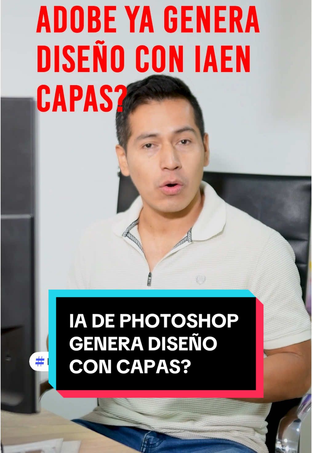 IA de Adobe genera con capas #diseño #ia #photoshop #design 