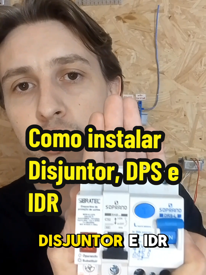 Como instalar Disjuntor, DPS e IDR? #controller #mecatronica #maridodealuguel #eletricapredial #eletricaresidencial #automacao #eletricistas #eletricistaindustrial #letricistainstalador #engenheiroeletricista #profHomero #energiasolar #eletrica 