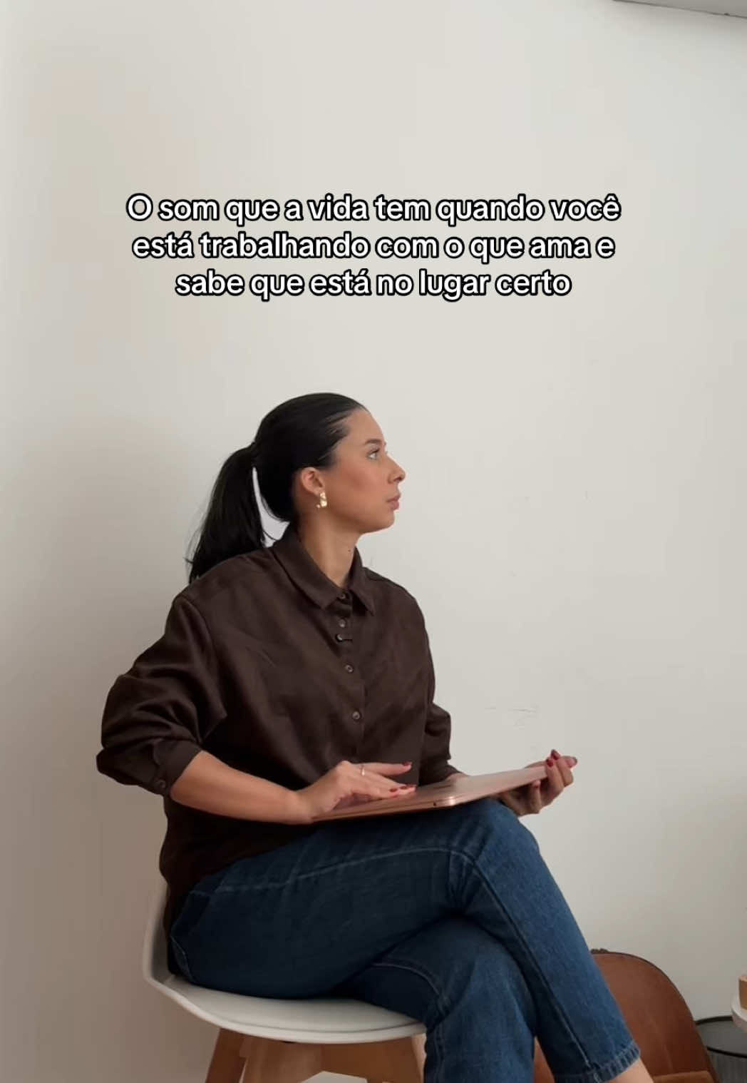 É sobre se encontrar e ter certeza de que esse é o seu lugar 🤍 