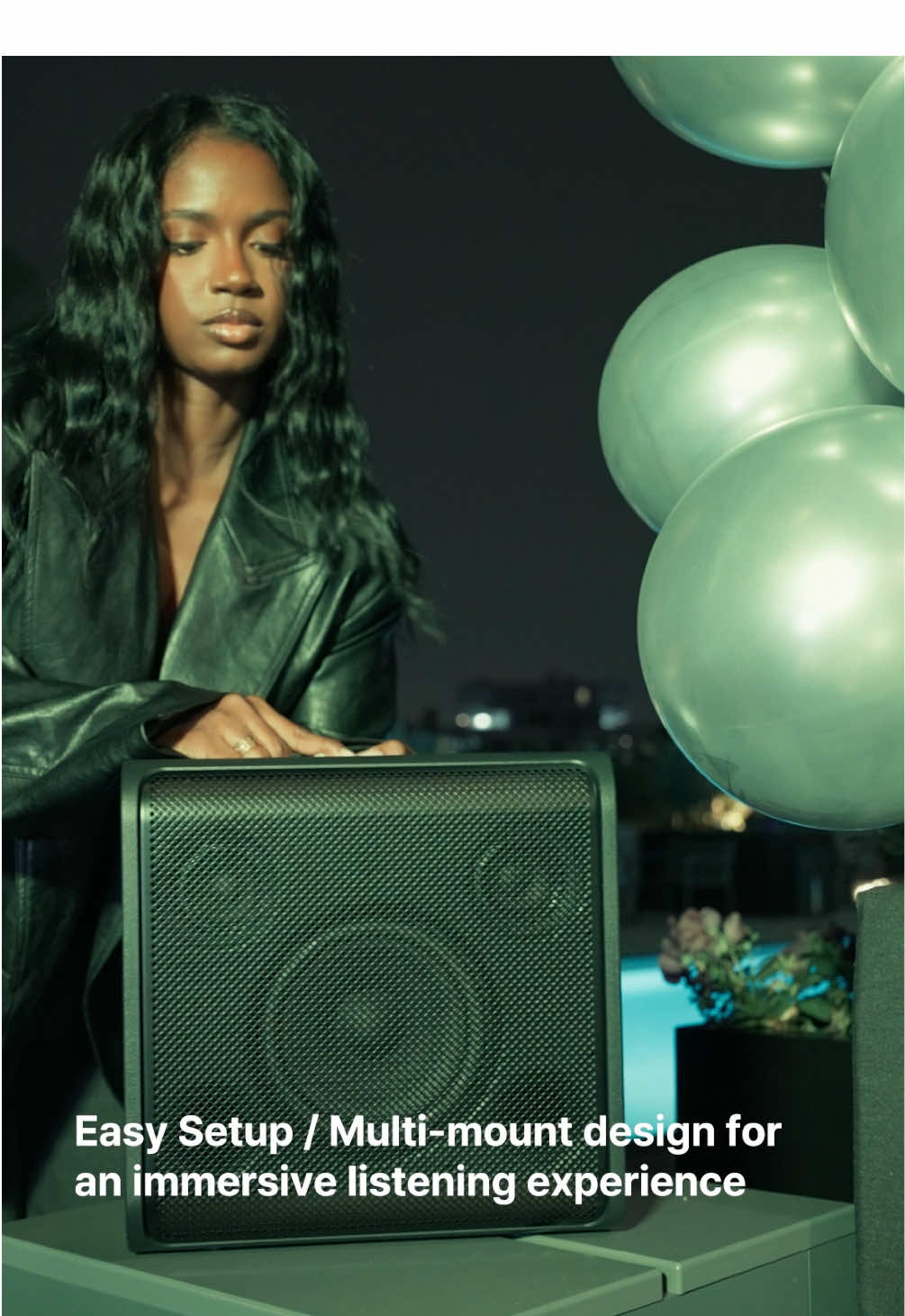 The new xboom Stage by will.i.am is that speaker for @brittanysky. Deep bass, AI lighting… it sets the mood with a lively, club-inspired vibe wherever she's at. #TheFutureIsNow