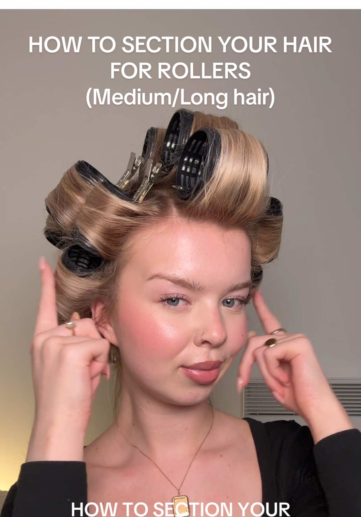 Using sections of hair the width of the rollers you’re using makes this 10x easier 🫶🏼🤍#velcrorollers #hairrollers #hairrollerstutorial #velcrorollerstutorial #hairtutorials #hairinspiration #fyp 