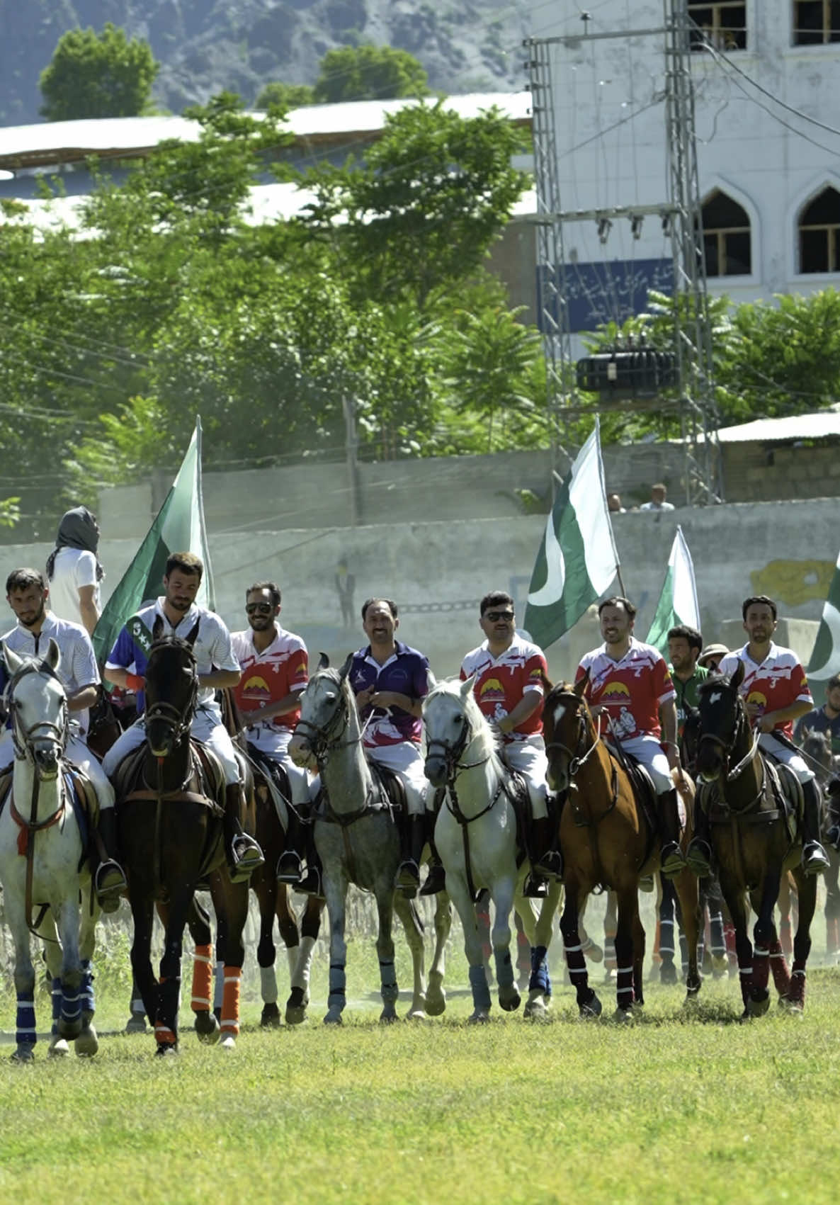Opening Ceremony of District Cup Freestyle Polo Tournament 2025. #explorepage #saro_mano #videography #foryoupage #trendingvideo #polo #polomatch #horse #horsesoftiktok #foryou #viral #goviral 