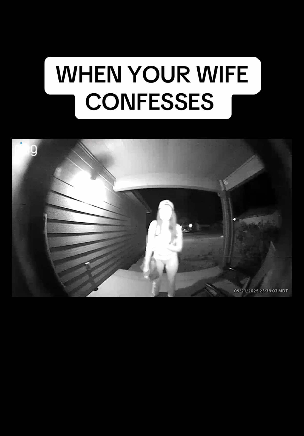 Wooooow #couples #marriedlife #husbandwife #foryoupage #caughtoncamera #Love #relationships #ringdoorbell 