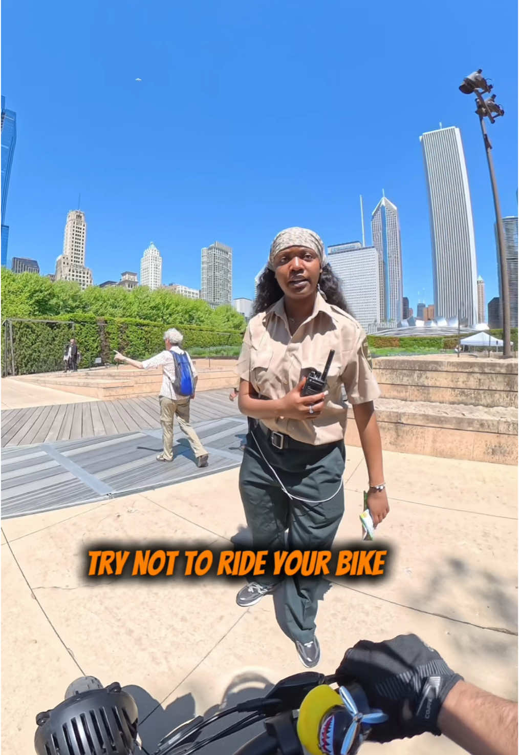 Thought? 🤔💭  What’s all this ebike hate? I was literally walking it, I leaned on it for like 5ft when there were no people so I don’t think ahe even saw me… I get it, don’t get me wrong I know she is just doing her job but you don’t have to be that strict, specially if I was going slower than actual walking speed.