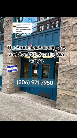 Respuesta a @jessy_clc #consulado Salvadoreño en Seattle Washington 
