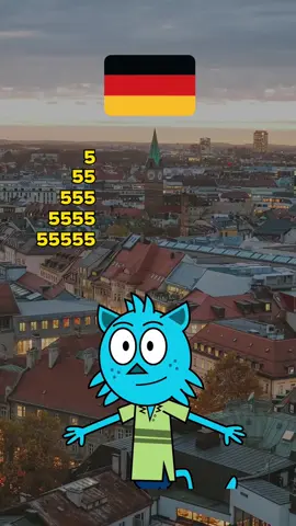 what is 55555 in German? #fyp #deutsch #germanlanguage #german #learnGerman #languagelearning