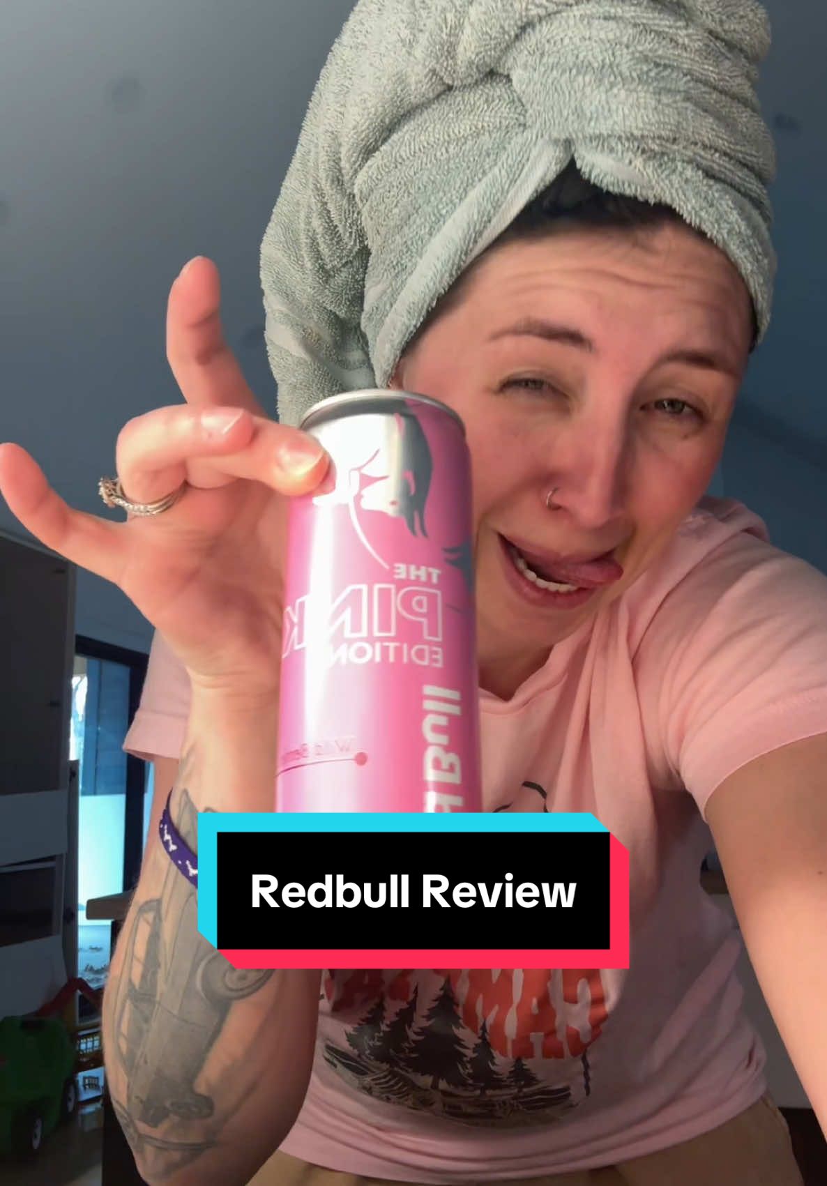 Here’s a draft lol idk why I always do videos & don’t post them 🙄 #redbull #wildberries #review #tastetest #draft #pink 