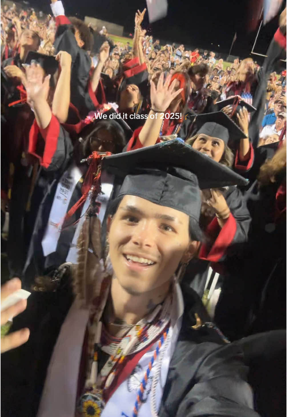 We did it! Class of 2025!!! 🎓 Congrats to everyone who graduated this year and anyone who couldn't we all deserve a huge congrats! #classof2025 #graduation #senioryear #graduate #highschoolgraduation #graduationpost2025 #proudofyou 