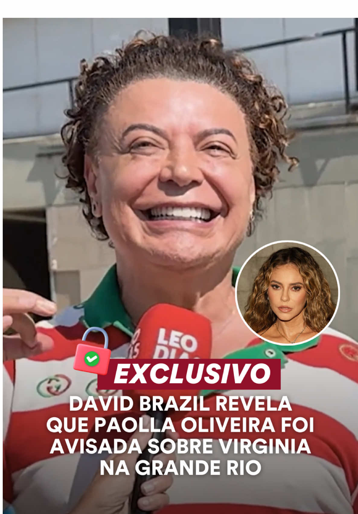 David Brazil esteve presente na apresentação de Virginia Fonseca como a nova Rainha de Bateria da Grande Rio nesta quinta-feira (22/5) e confirmou que ajudou na negociação. Entrevistado pela repórter Monique Arruda, do portal LeoDias, o promoter esclareceu detalhes, revelando que Paolla Oliveira foi consultada antes da decisão final. SAIBA MAIS CLICANDO NO LINK DA BIO! 📲 Leia a matéria completa no portalleodias.com