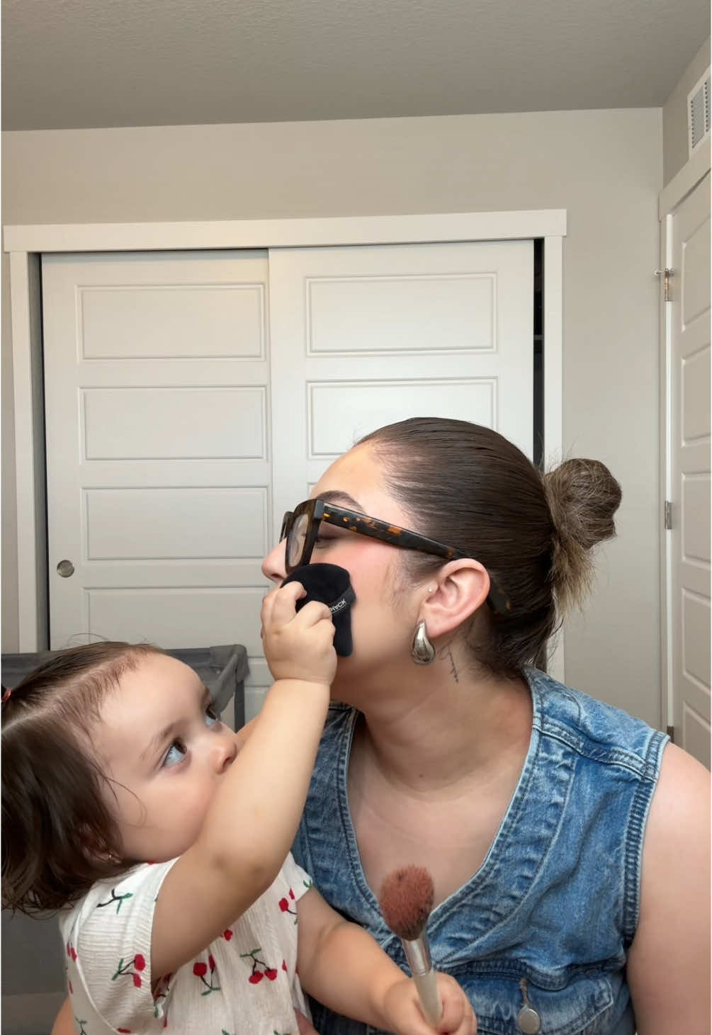 grwm and Penelope hehe🤍 #grwm 