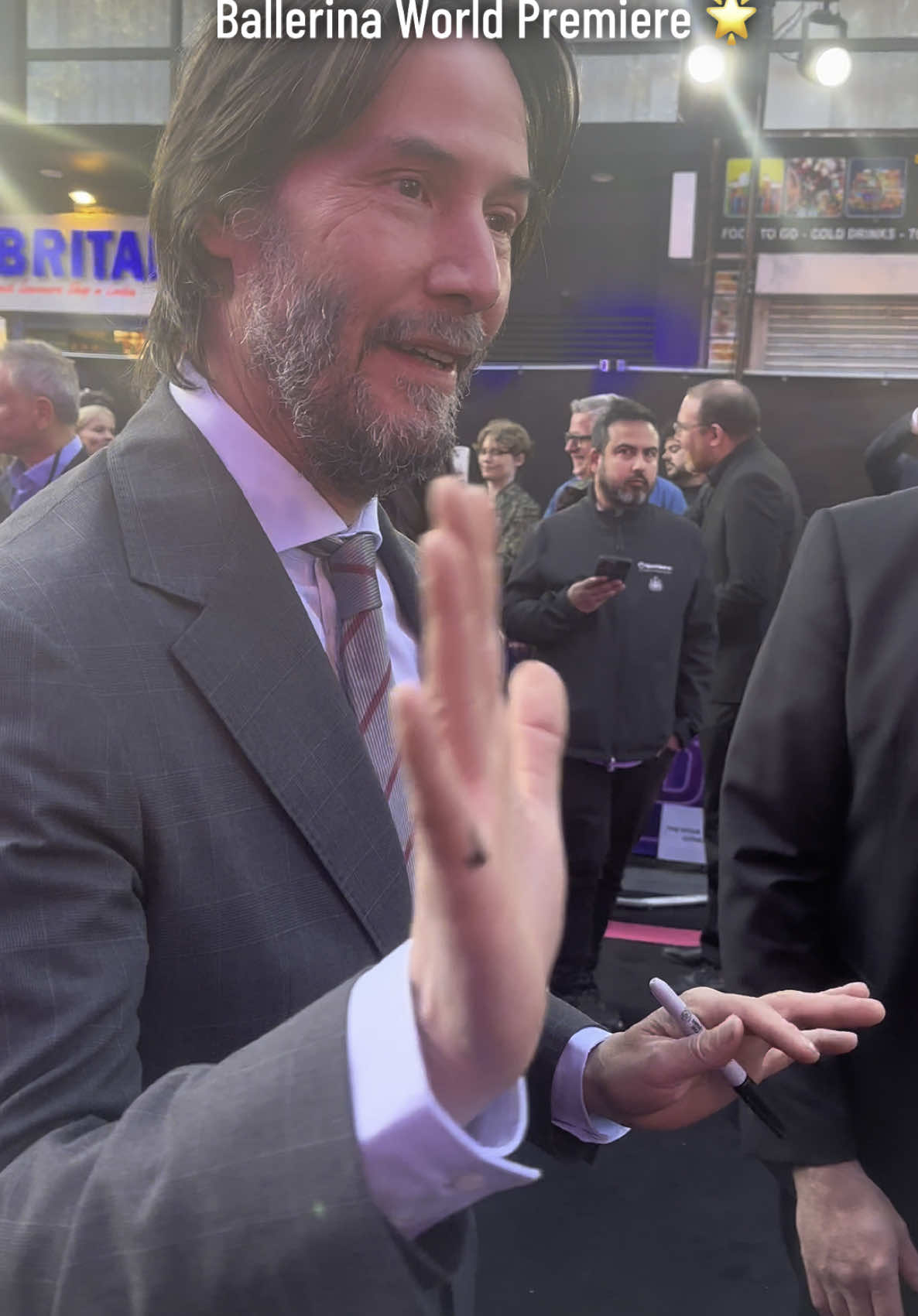 John Wick himself Keanu Reeces at the World Premiere of Ballerina 🌟 #keanureeves #Keanu #JohnWick #Ballerina #worldpremiere #Premiere #Matrix #Actor #Star #Legend #Hero #New #Redcarpet #News #Entertainment #Video #viralvideos #videoviral #virał #Movie #celebrity #foryoupagе #FYP 