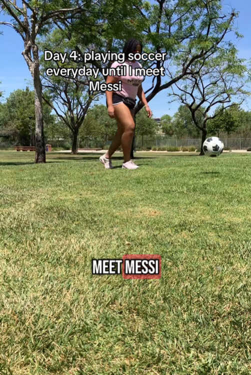 Day 4: playing soccer everyday until I meet Messi let’s keep up the good work - - - - #Soccer #football #footballtiktok #soccertiktok #fyp #fypシ #soccergirl #viral 