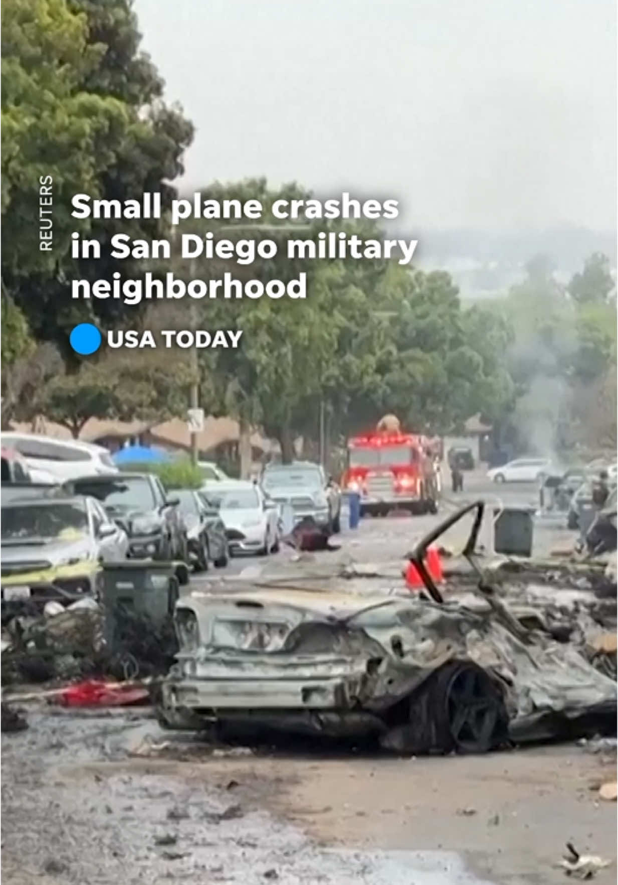 An early morning crash hit multiple homes in San Diego, killing multiple passengers and setting the neighborhood ablaze.