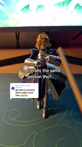 Replying to @ilana_2246 thanks for giving me a reason to post this #jeangenshinimpact #jeangunnhildr #saber #saberfate #hsr #HonkaiStarRail #fatestaynight #genshin #GenshinImpact #fy #fyp 
