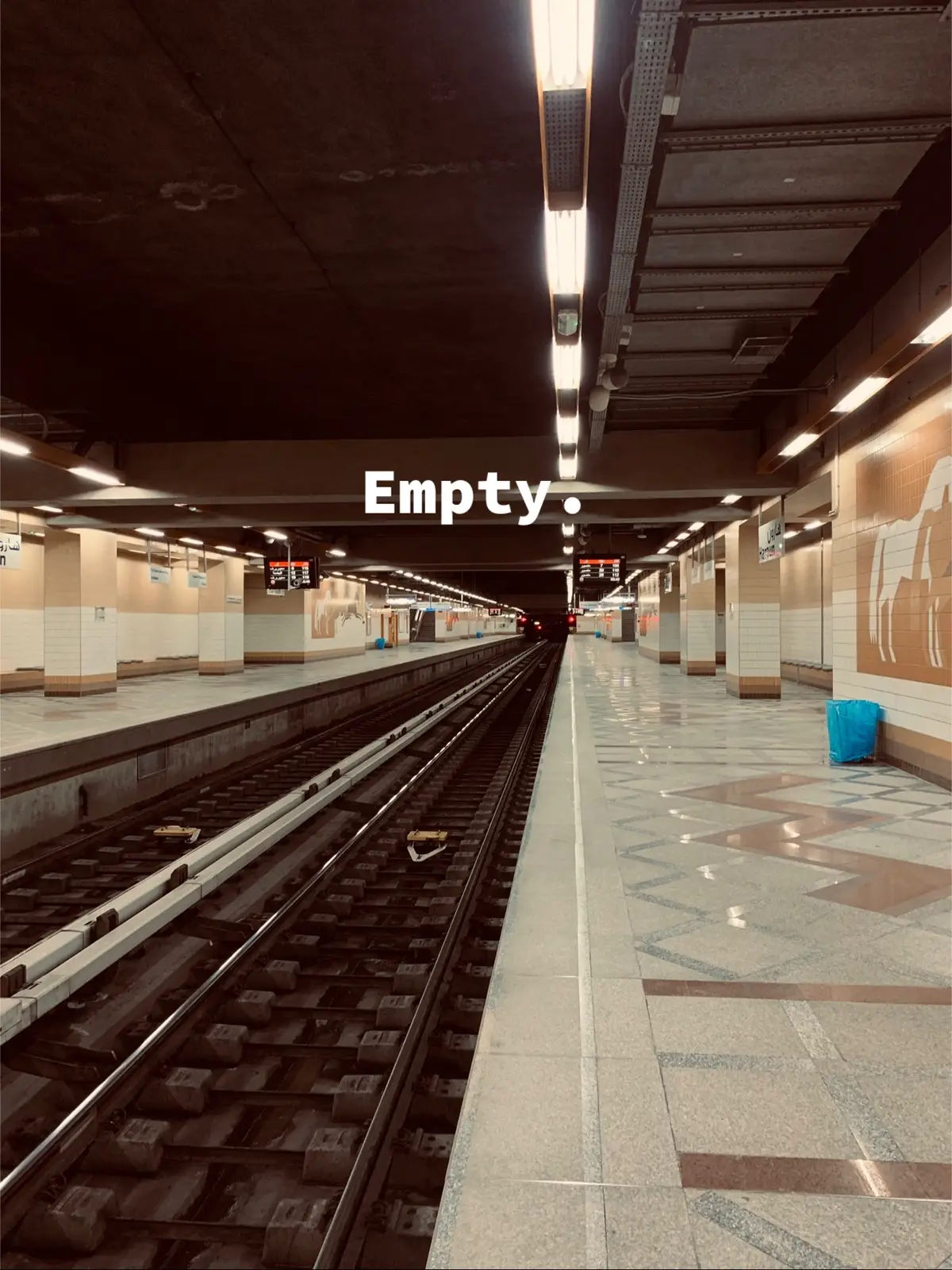 Empty #latenight #empty #deepthoughts #cinematicvibes #citynight #photography #fyp #metro #cinematography #egypt 