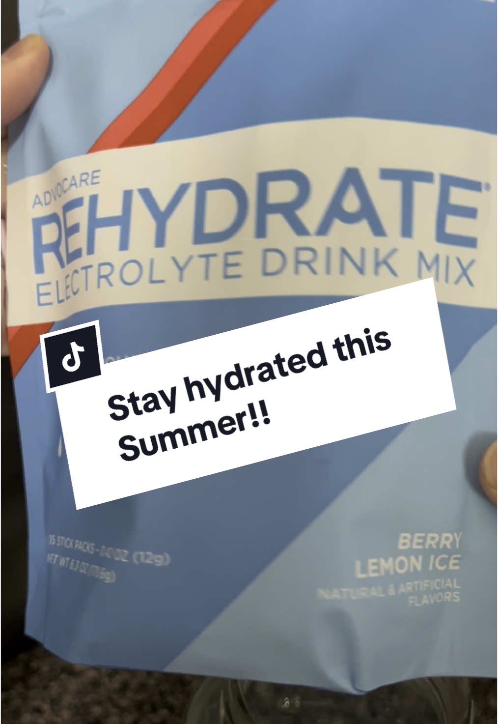This one is so good! Love this flavor! So important to stay hydrated this summer! It gets really hot here in Georgia! #stayhydrated #electrolytes #advocare #rehydrate #drinkmix #drinktok #electrolyte #hydration #liquidiv #tiktokshop #tiktokshopmemorialday #dealsforyoudays  #tiktokshopsummerturnup
