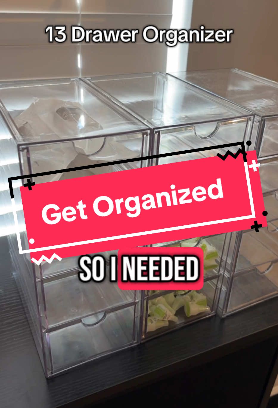 Love my organizer! 🤍 #drawers #organizer #getorganized #diabeticsupplies #typeone #medical 