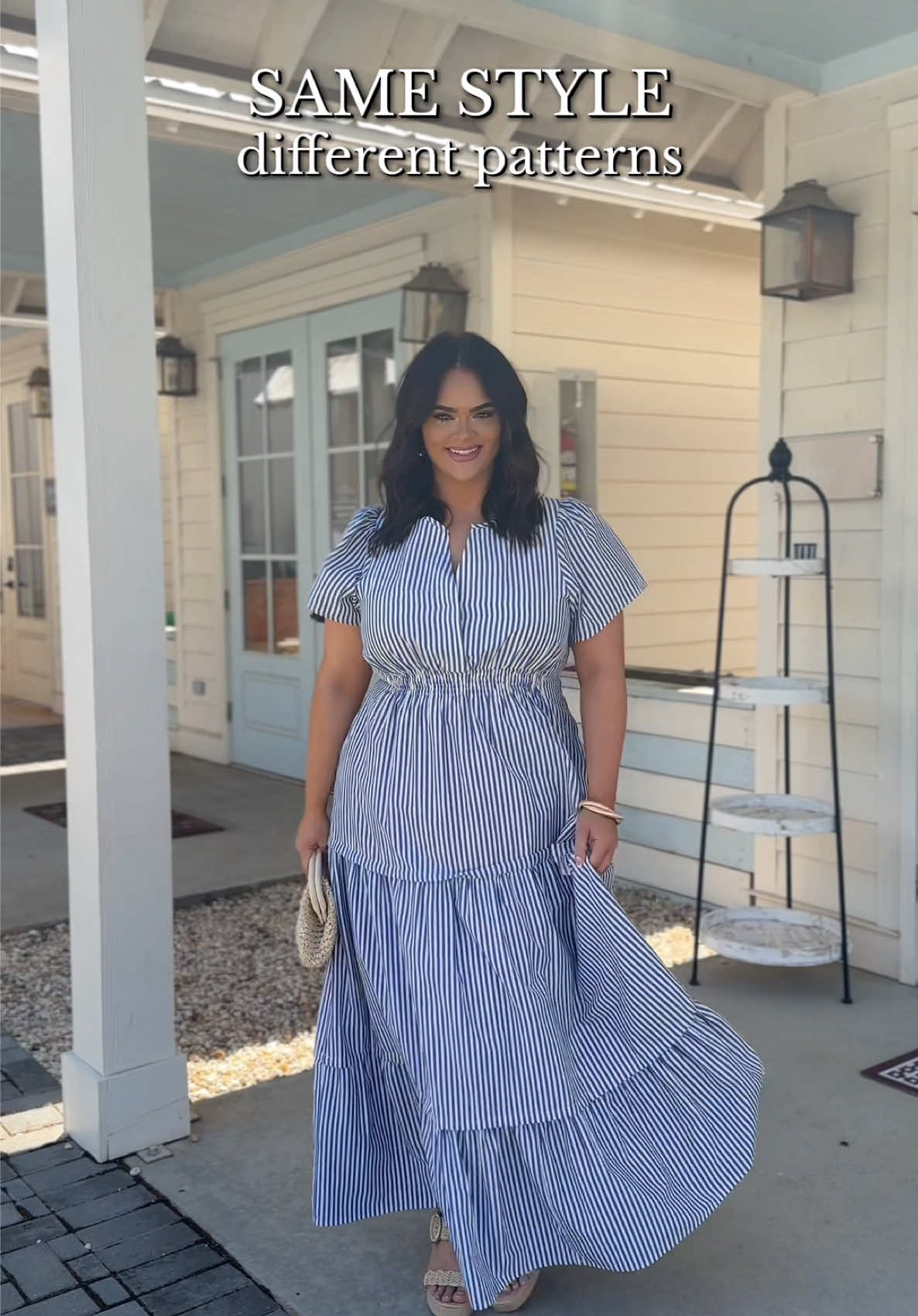 Which pattern is your favorite?? 😍 we are still having our SITEWIDE SALE - shop now for 30% off! 💙☀️ #curvy #curvytiktok #shopchicsoul #plussizefashion 