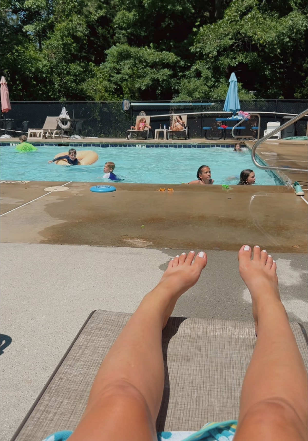 My favorite time of year 🫶🏼☀️👙 #pool #pooldays #Summer #sweetsummertime #momtok #foryoupage 