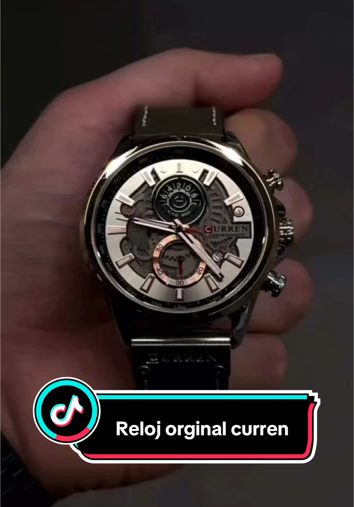 Curren 8380 una joya de la ingeniería con movimientos mecánicos es considerado como uno de los mejores #relojesdelujo #relojeshombre #hombre 