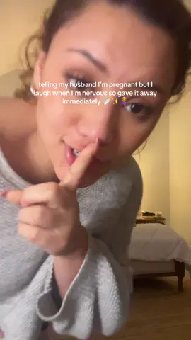 my husbands reaction to that I’m pregnant ✨🤰 #pregnancyreveal #pregnant #marriage 