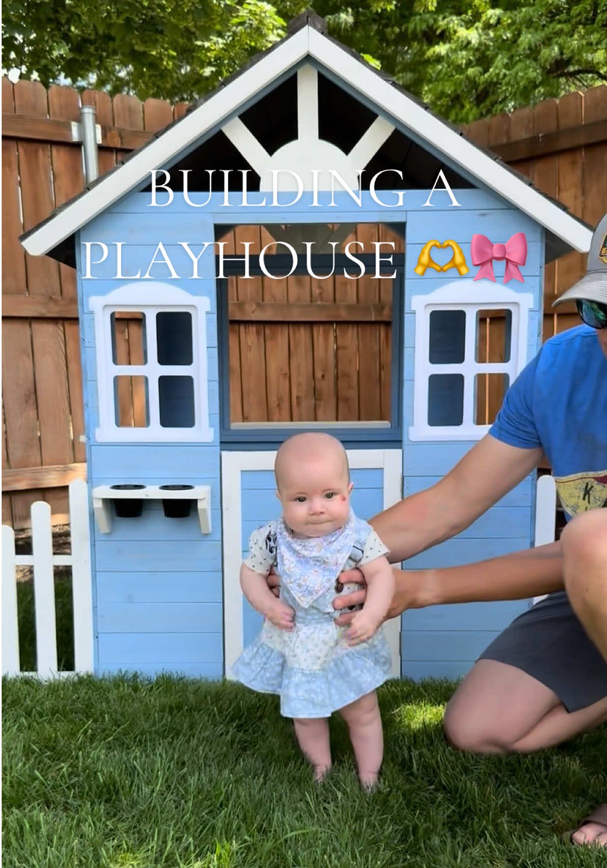 We are making the backyard of our dreams a reality—and today we’re building the cutest little wooden playhouse for our daughter! I’ve been dreaming of creating a space where she can imagine, play, and make tiny memories all summer long. We’re turning it into a cozy play kitchen with all the sweetest little details (mini dishes, pretend groceries, and thrifted treasures I’ve been collecting for months). It’s still a work in progress, but seeing it come together makes my mama heart so full. Can’t wait to keep sharing all the special little touches as we finish it! @Aosom  #playhouse #kidsplayhouse #fyp #kidstoys #sumbababy #tiktokshop #kidstent #foryoupage 