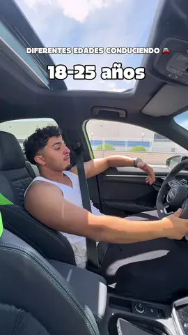 Diferentes edades conduciendo🚘#maruank_ #audirs3 #humor 