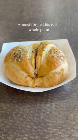 A reminder to take a breath, then a bite, and enjoy the moment.
