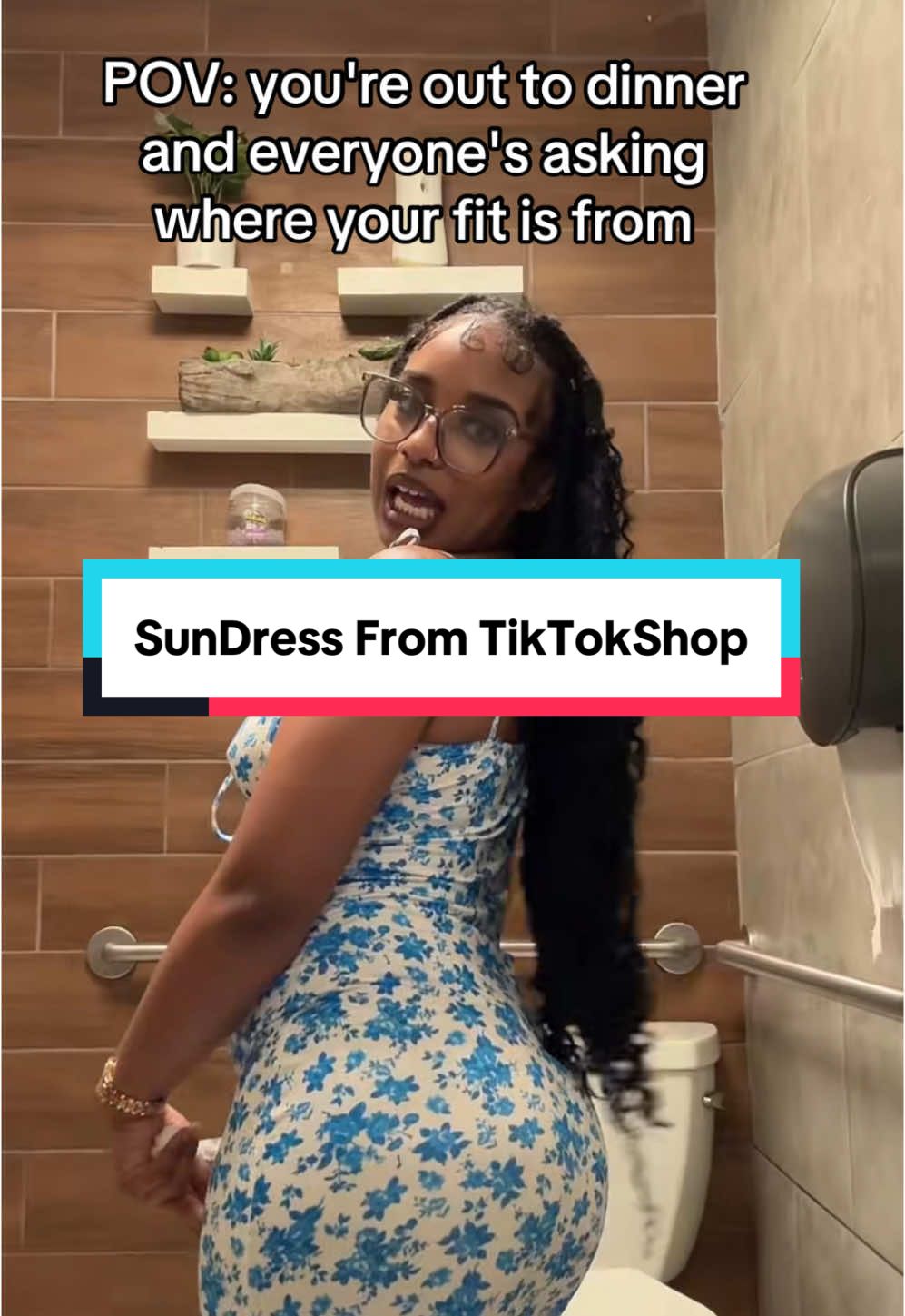 TikTok Shop Baby. Linked on The Video 👆🏽 #TikTokShop #sundress #dressoutfit #outfit 