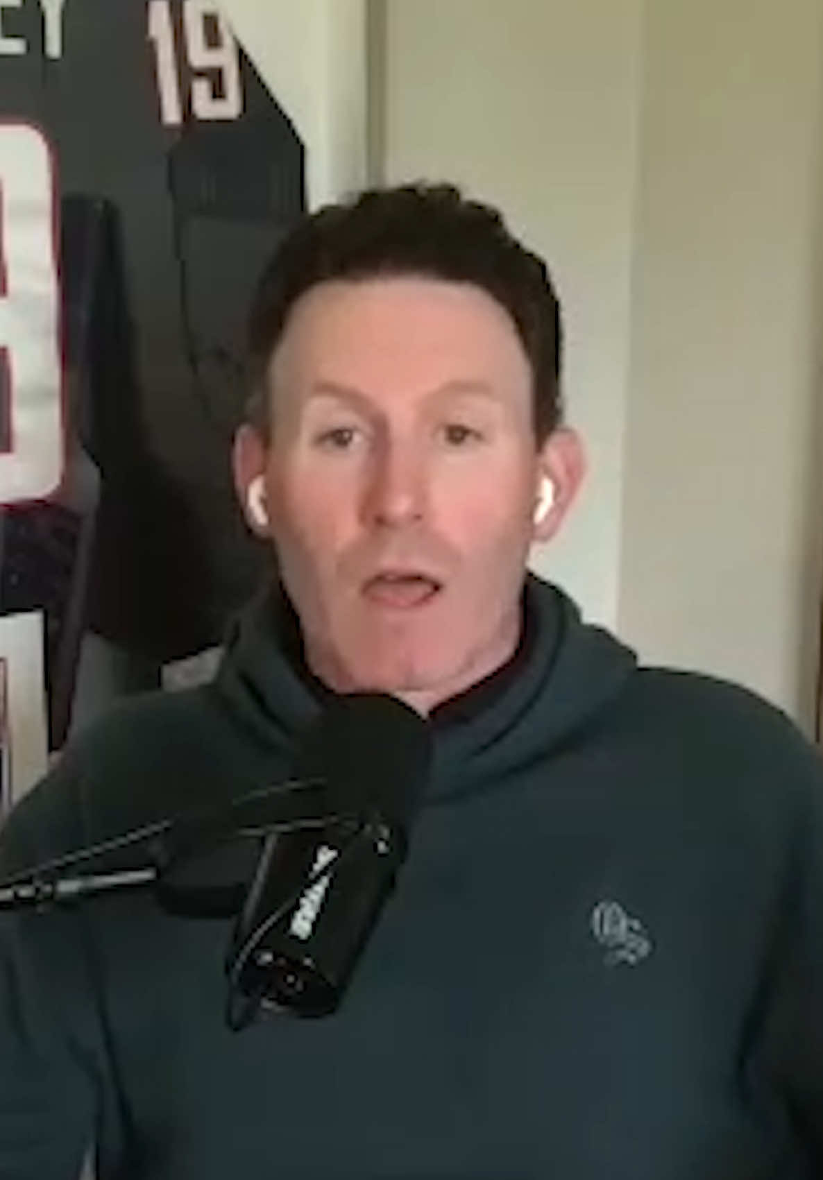 The @TheKirkMinihaneShow basketball team got blown out by 64 points